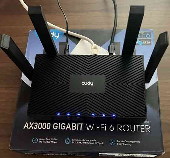 CUDY WR3000 WI-FI 6 роутер. Харків