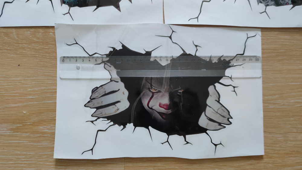 Наклейки на авто Демон світловідбиваюча Київ - фото 4