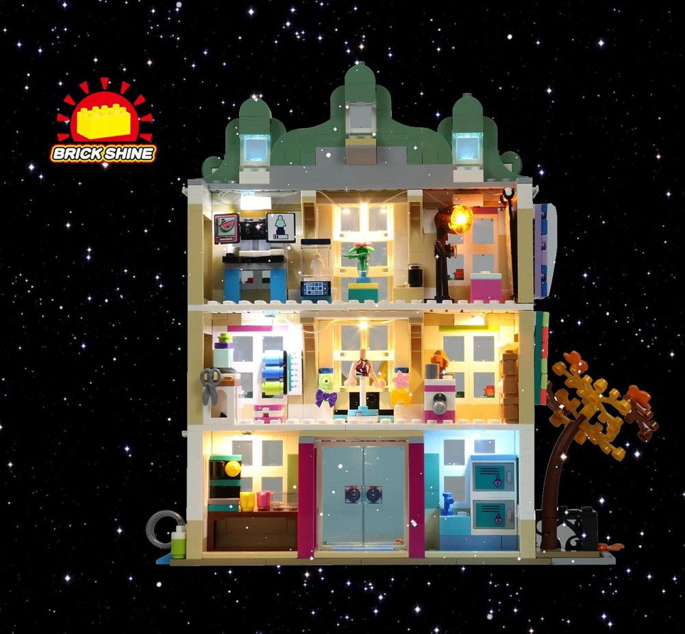Набір LED-підсвітки Brick Shine для LEGO Friends Emma's Art School 41711, комплект освітлення (без конструктора) Київ - фото 16