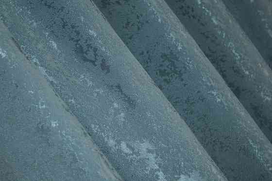 Комплект штор на люверсах VR-Textil Льон мармур Pavliani № 1369ш 150х250 см 2 шт Лазурний (37-0051) Київ