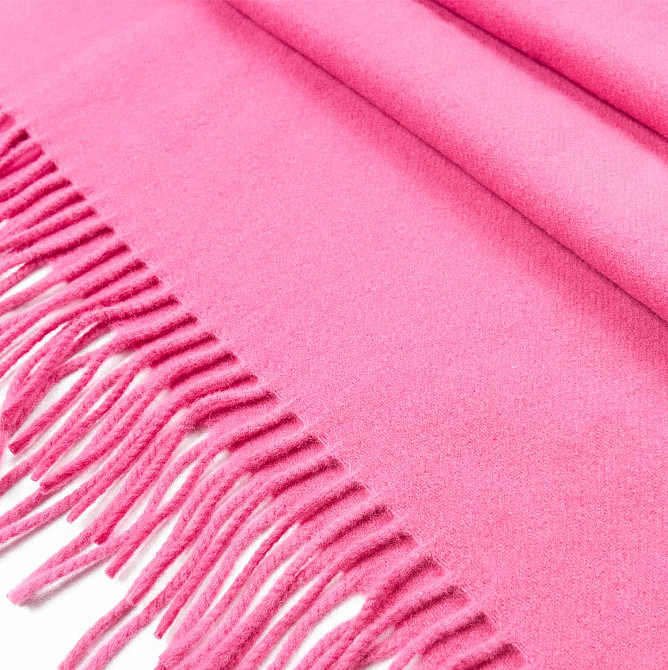 Шарф женский кашемировый 70х200 SAFALANO ярко розовый Сумы - изображение 6