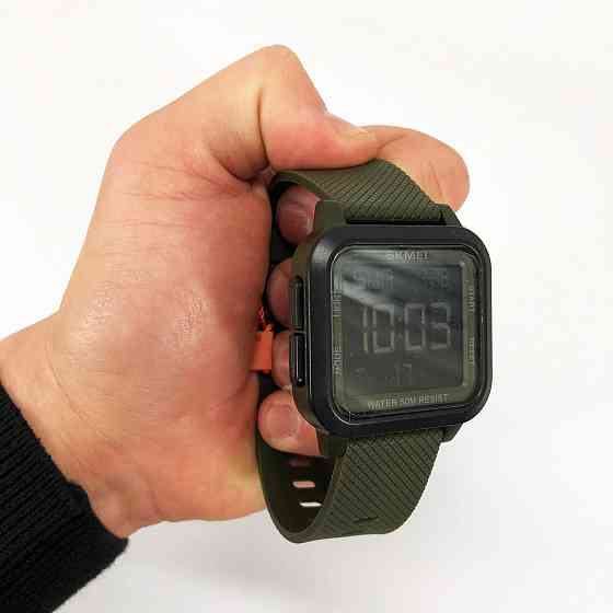Годинники наручні електронні тактичні SKMEI 1894AGBK, Годинник CG-393 армійський оригінал Київ