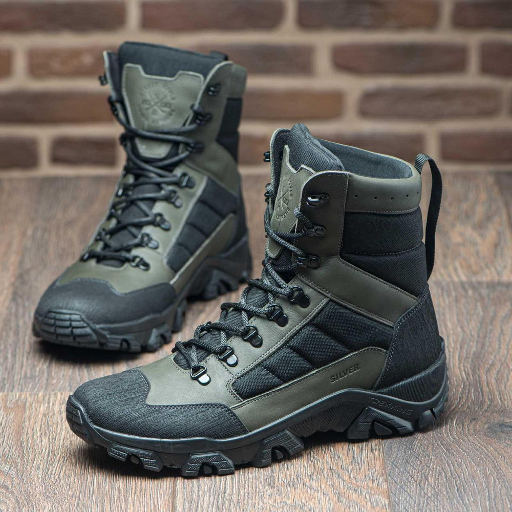 Тактические Берцы ,зимние теплые,водонепронецаемые.(ЗСУ, Полиция, ДСНС) хаки Харьков - изображение 1