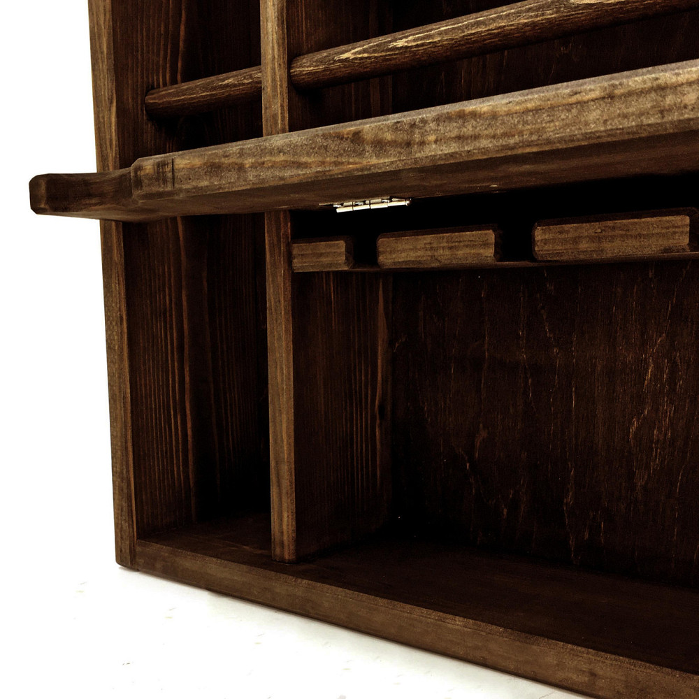 Настінна винна полиця "Нагоя" капучино Миколаїв - фото 3