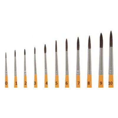 Кисточка для рисования ZiBi пони круглая №2, 1 шт (ZB.6930PR-2) Винница - изображение 2