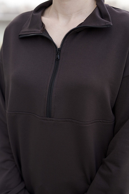 Спортивний костюм жіночий із двонитки "Forever" |  Норма та батал Шоколадний, 50-52 Київ - фото 9