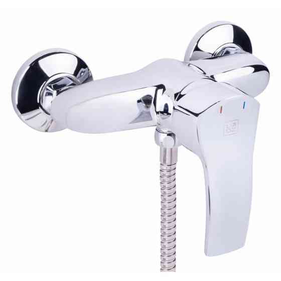 Змішувач для душу Lidz (CRM) 41 86 010 з душовим гарнітуром (LIDZCRM204901000) Київ