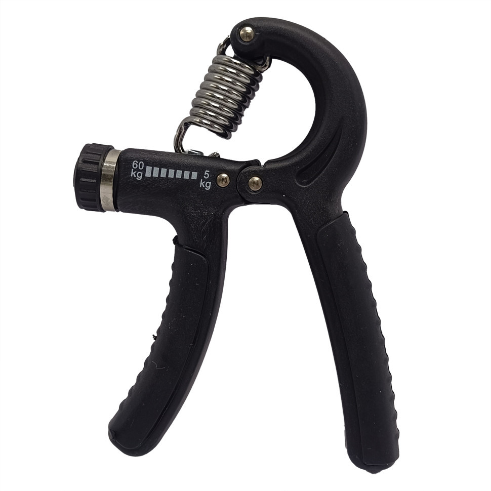 Еспандер кистьовий пружинний з регульованим навантаженням MS 4122-4(Black-1) навантаження 5-60 кг Вінниця - фото 1