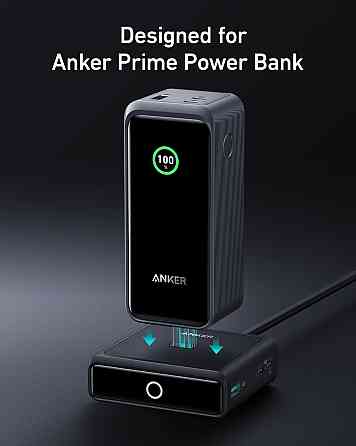Мережевий зарядний пристрій Anker Prime 100 W, 2xUSB-C, 1xUSB-A, Pogo pin Black (A1902311) ( 15009 ) Харьков