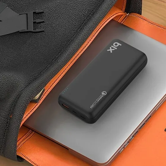 Внешний аккумулятор повербанк power bank Bix PB20-QPD 20000 mAh | 3A, 18W, PD/QC3.0, 1xUSB, Type-C, micro-USB| black Одесса