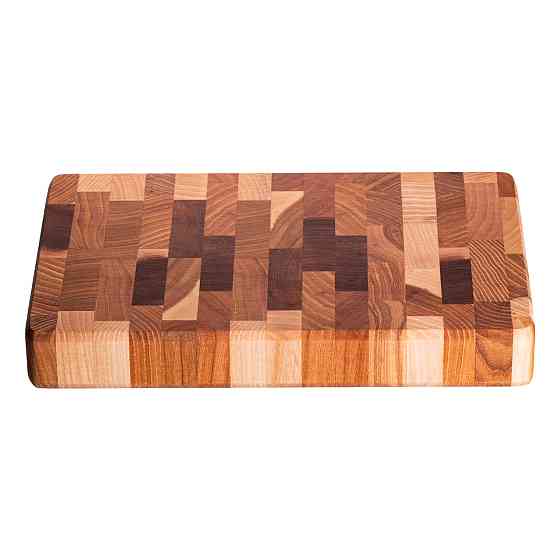 Lugi Обробна дошка з дуба 35×25 см Доміно, дерев’яна кухонна дошка для нарізання та сервіруванн Коломия