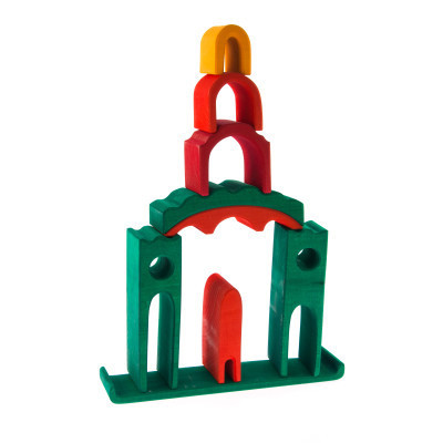 Конструктор Nic деревянный Все в замке зеленый (NIC523269) Винница - изображение 5