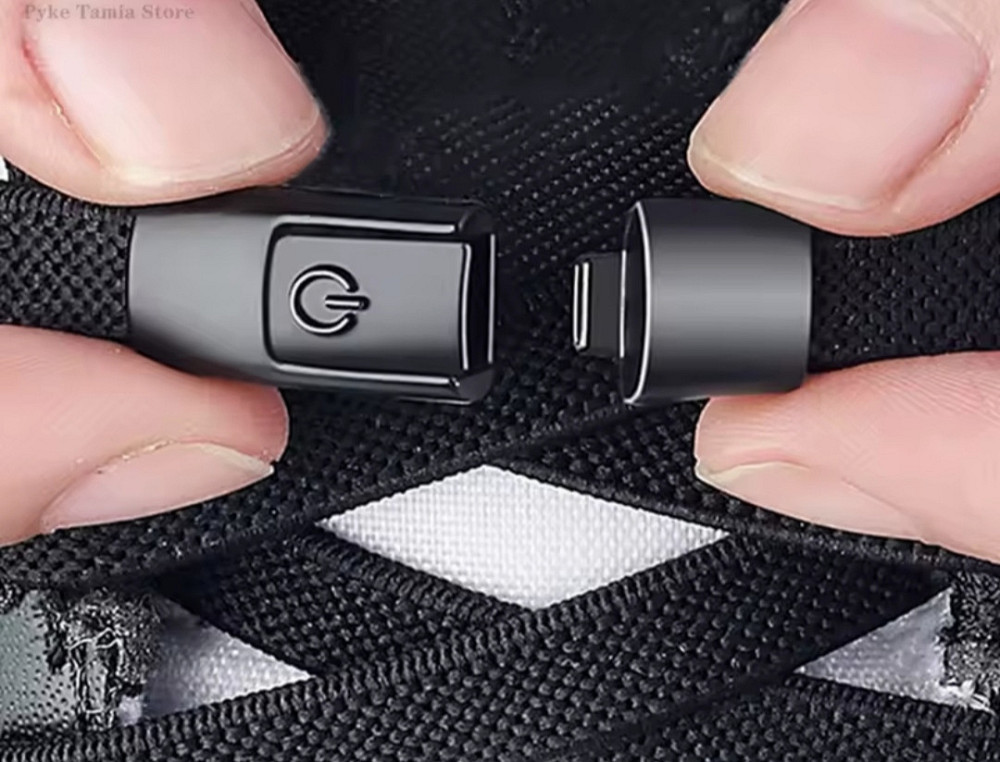 Еластичні шнурки без зав'язок з металевими застібками в колір Чорний Смела - изображение 4