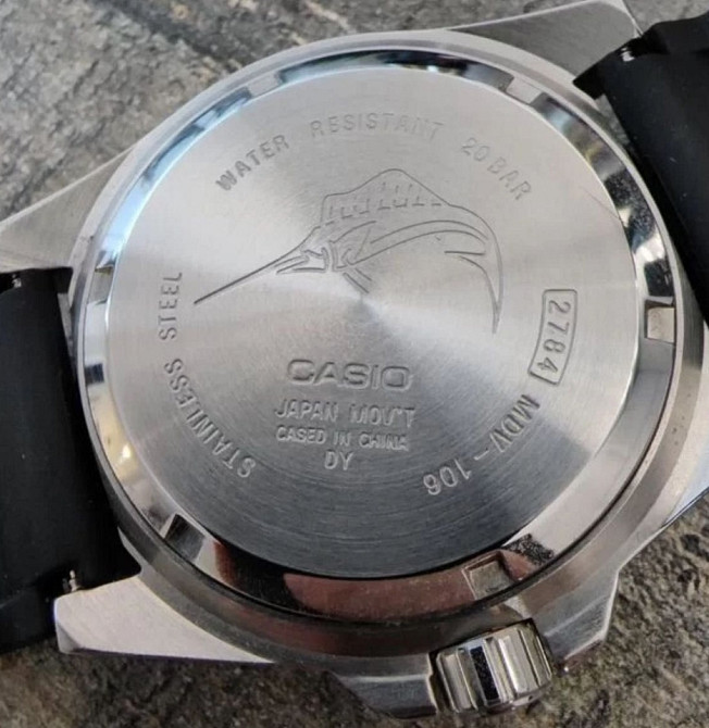 Чоловічий годинник Casio MDV-106-1A. Київ - фото 1