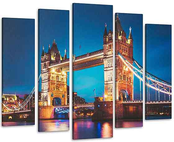 Модульная картина Лондон Мост Art-191_5 90х132 см Киев