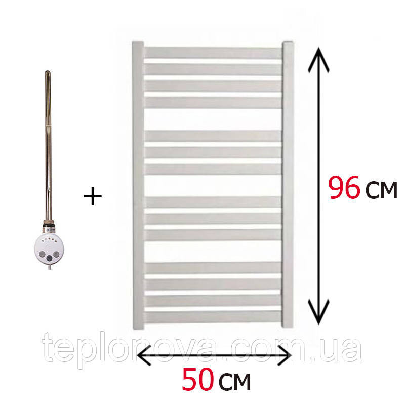 Електрична Рушникосушка Плоска Біла 960х500 Terma Marta Чернівці - фото 1
