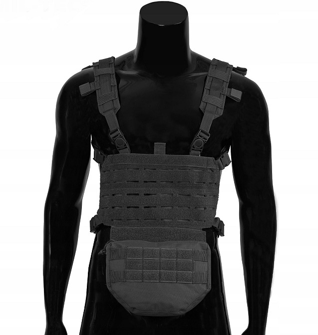 Тактический подсумок с панелью и лямками Molle / Palls Mil-Tec (13486302) Black Нововолынск - изображение 9