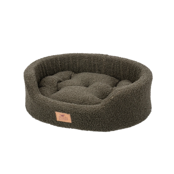 Лежак — ліжко для собак і кішок Ferplast Dandy Boucli (Ферпласт Денді) 45х35х13 см — 45, Темно-зелений Запоріжжя