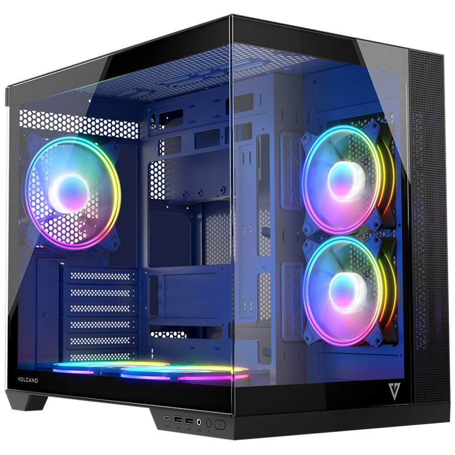 Корпус Modecom VOLCANO PANORAMA APEX ARGB 5F MIDI GREY без БЖ ATX Вінниця - фото 1