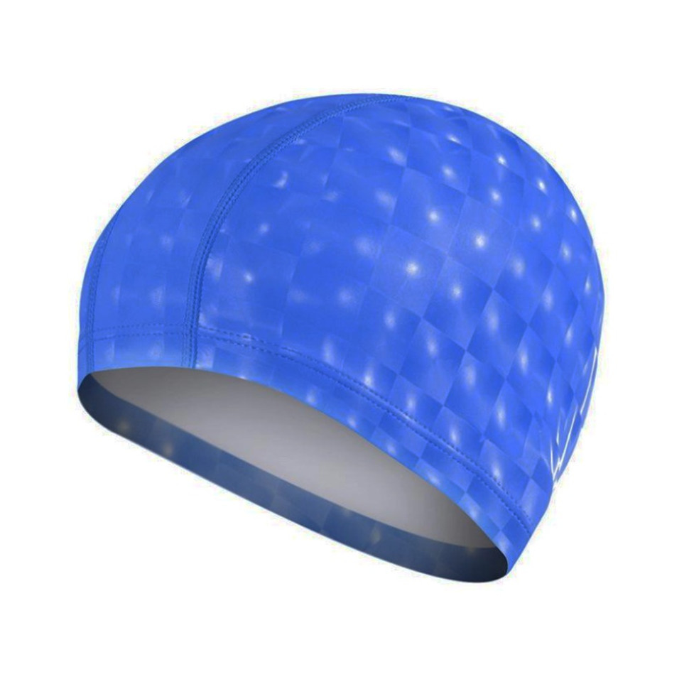 Шапочка для плавания подростковая Shine NE-SW-360-BL, синяя Винница - изображение 1