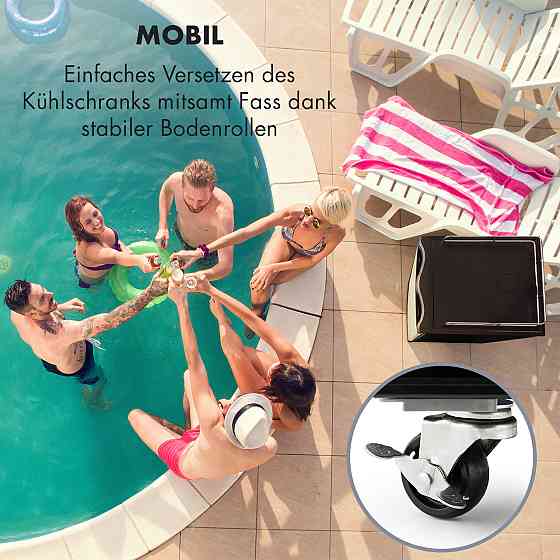 Великий диспенсер Подвійний пивний бочонок-холодильник пивний бочонок 173l (Німеччина, читати опис) Рівне