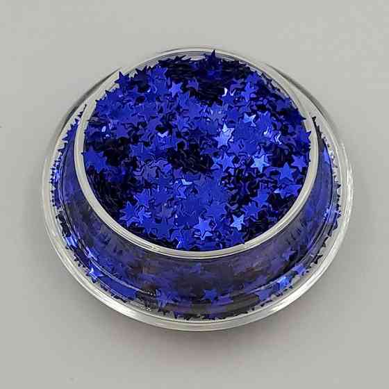 Конфетти Звездочки жосткие 15 г 1 см синий Киев