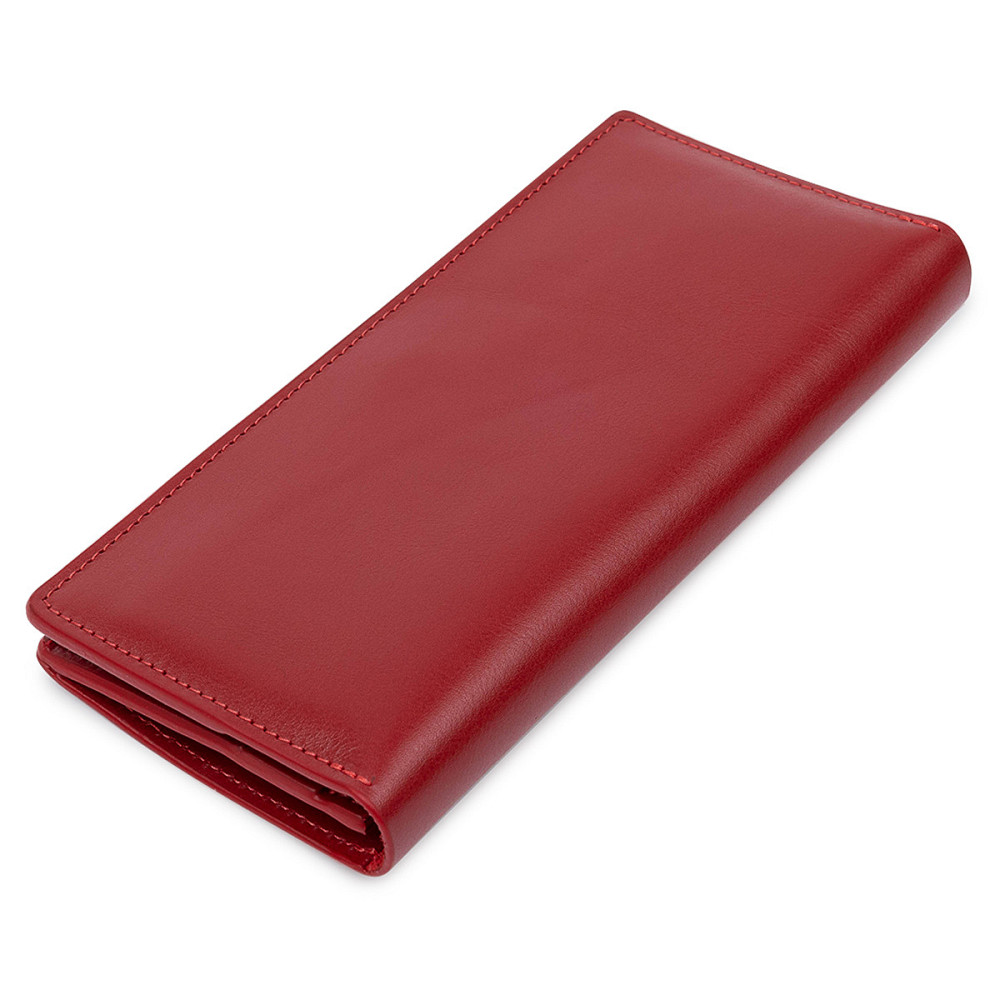 Вертикальное женское портмоне GRANDE PELLE 11555 Красный Киев - изображение 2