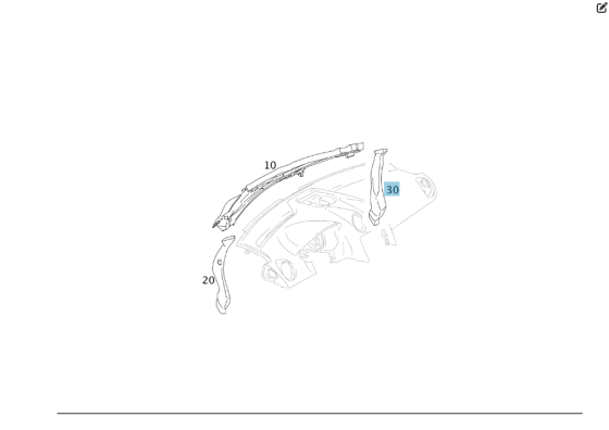 Mercedes-Benz  A1648320390 Стічна трубка зливу води під капотом праворуч ML W164 ML/GLE W166 GLE Coupe C292 GL X164 GL/GLS X166 Одеса