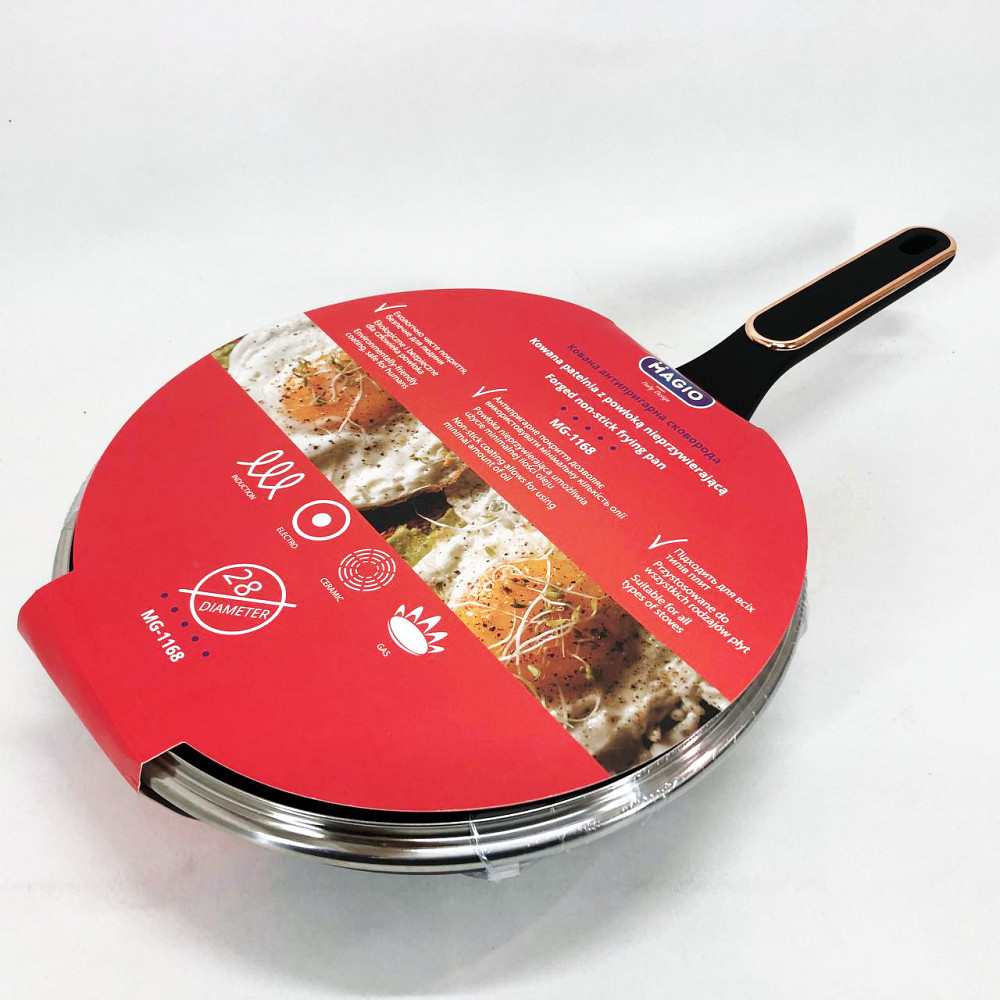 Сковорода для повара, Сковорода для приготовления пищи без масла использования на плите CL-95 Львов - изображение 6