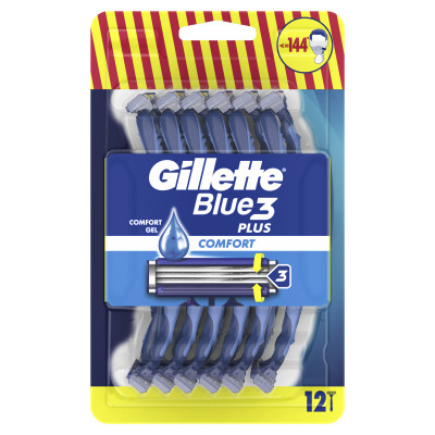 Бритва Gillette Blue 3 Plus Comfort 12 шт. (8700216148092) Вінниця - фото 2