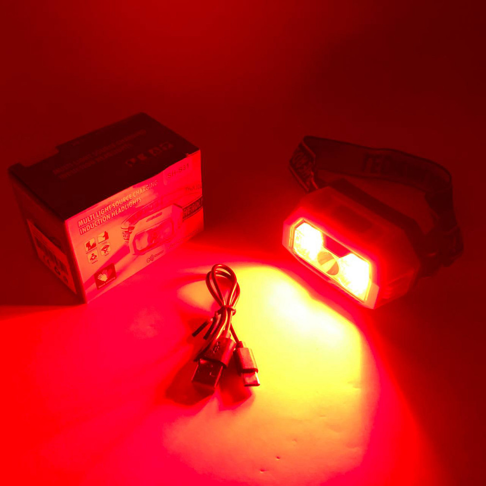 Налобный фонарь для электрика, Фонарь налобный для строителя Мощный LED VW-34 Львов - изображение 2