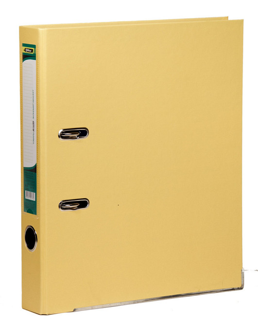 Папка-реєстратор "4Office" A4/70мм 4-246 жовтий, шт Київ - фото 1