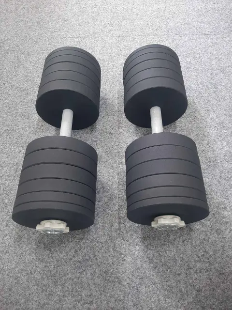 Гантели наборные 2 по 50 кг Гантели, гири, штанги и диски металлические с порошковой покраской Киев - изображение 8