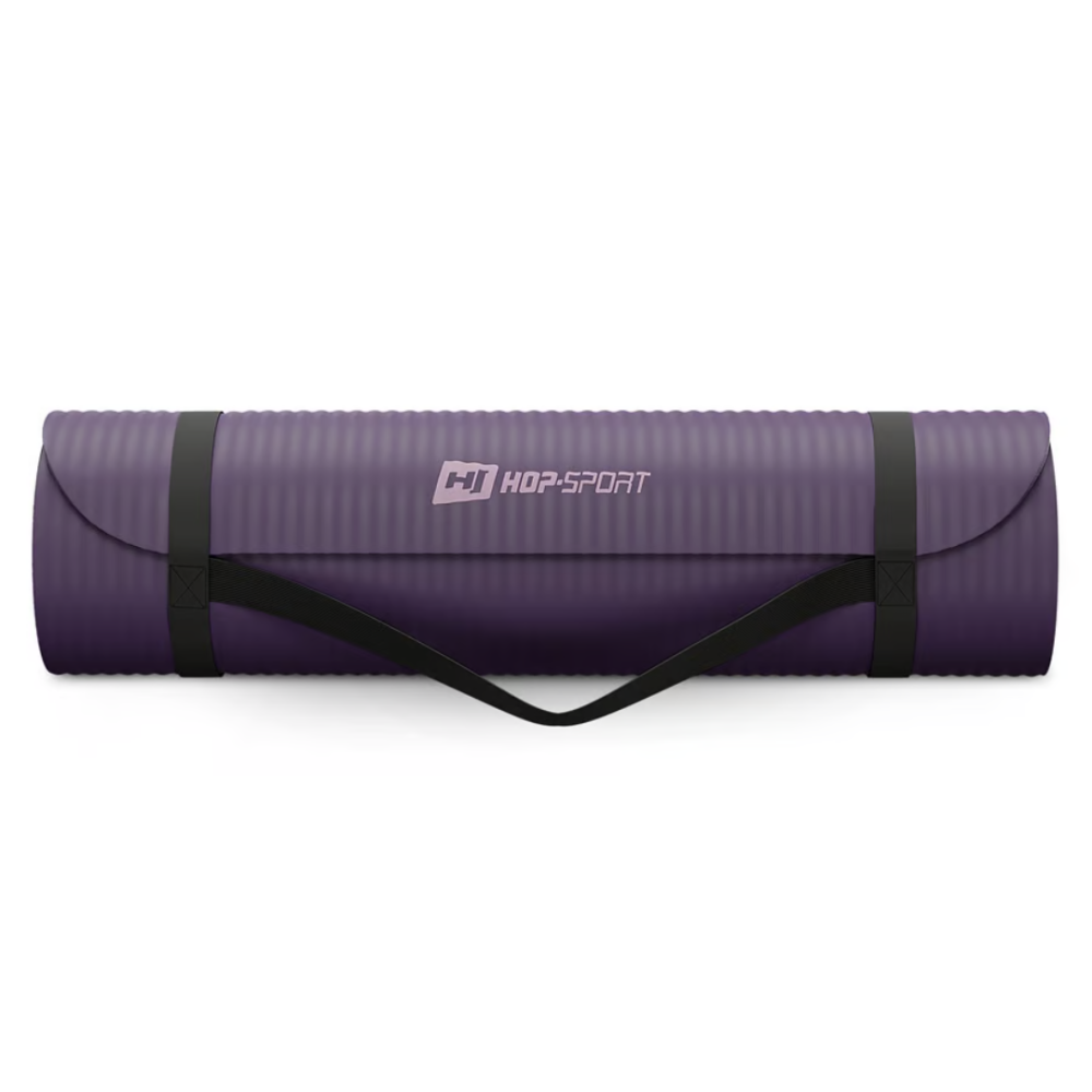 Коврик для йоги Hop-Sport HS-NB010GM NBR 1см баклажанный Киев - изображение 3