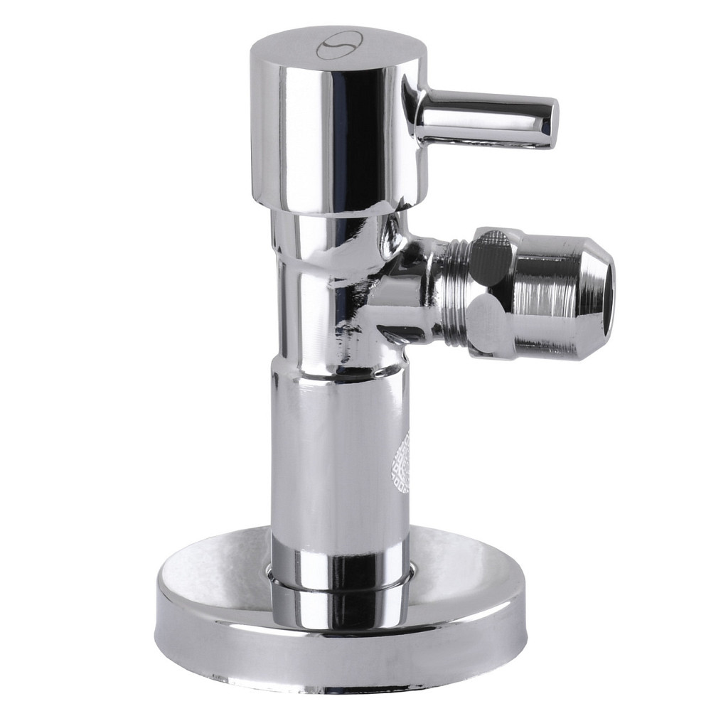 Кран полуоборотный угловой с цангой SOLOMON 1/2″х 3/8″ Lazer 7076 (000002250) Киев - изображение 2