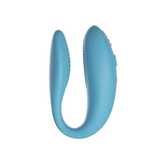 Смарт-вибратор для пар We-Vibe Sync GO Turquoise, тревел-кейс, пульт ДУ Sex Aura Киев