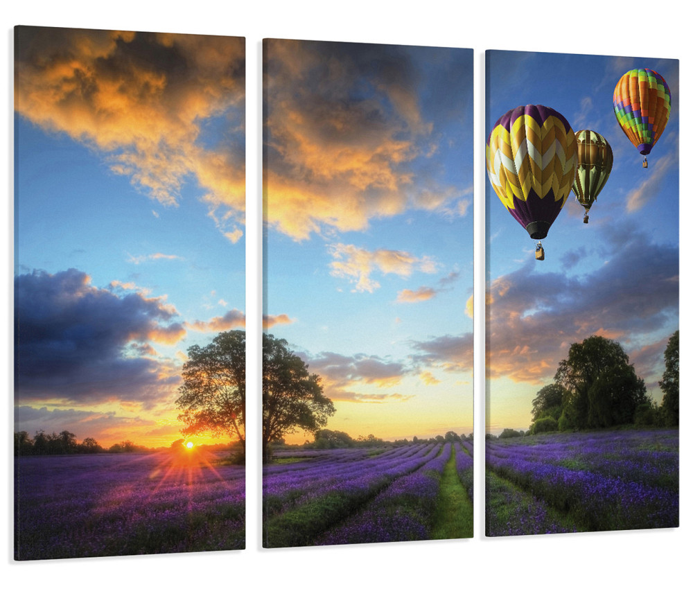 Модульная картина Лавандовое поле Art-30_XXL 53x100 см Киев - изображение 1