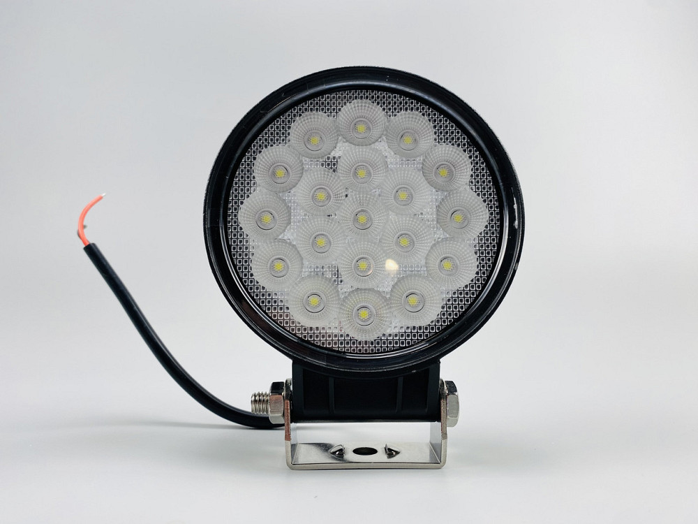 Фара LED кругла 19 led chip 9-30V, Світлодіодна лампа для позашляховика Мукачево - фото 6