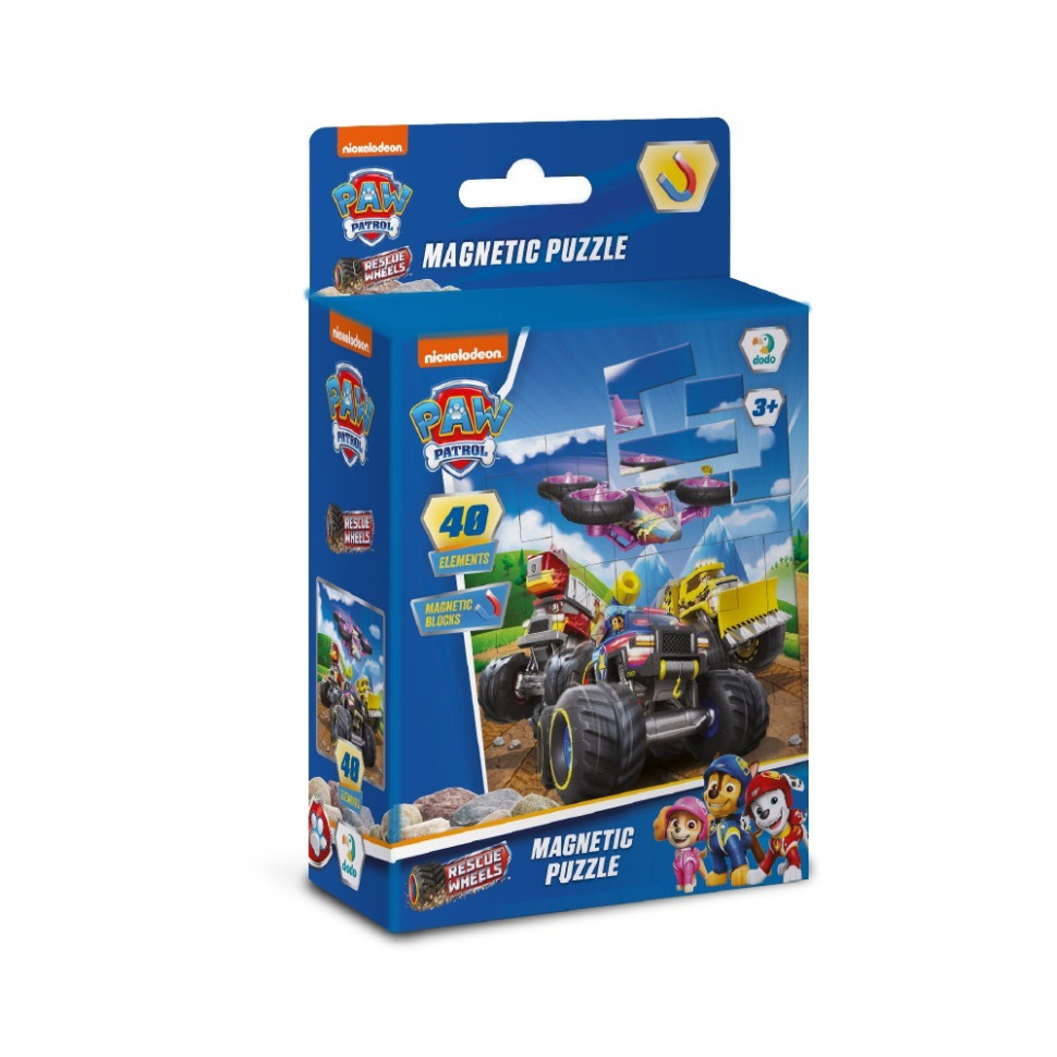 Дитячий магнітний пазл "Колеса" 200650, 40 елементів Вінниця - фото 2