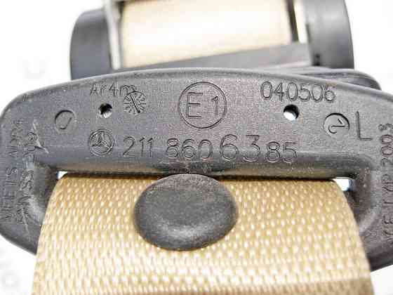 Mercedes-Benz  A2118606385 8K64 Ремінь безпеки 3-й ряд лівий бежевий E-Class S211 універсал Одеса