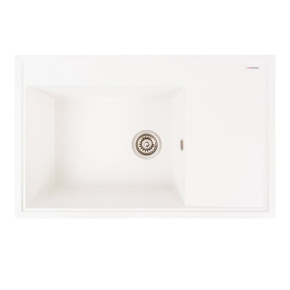 VALESO Гранітна мийка для кухні VALESO AZURIT 7950 матова Білосніжна Киев - изображение 1