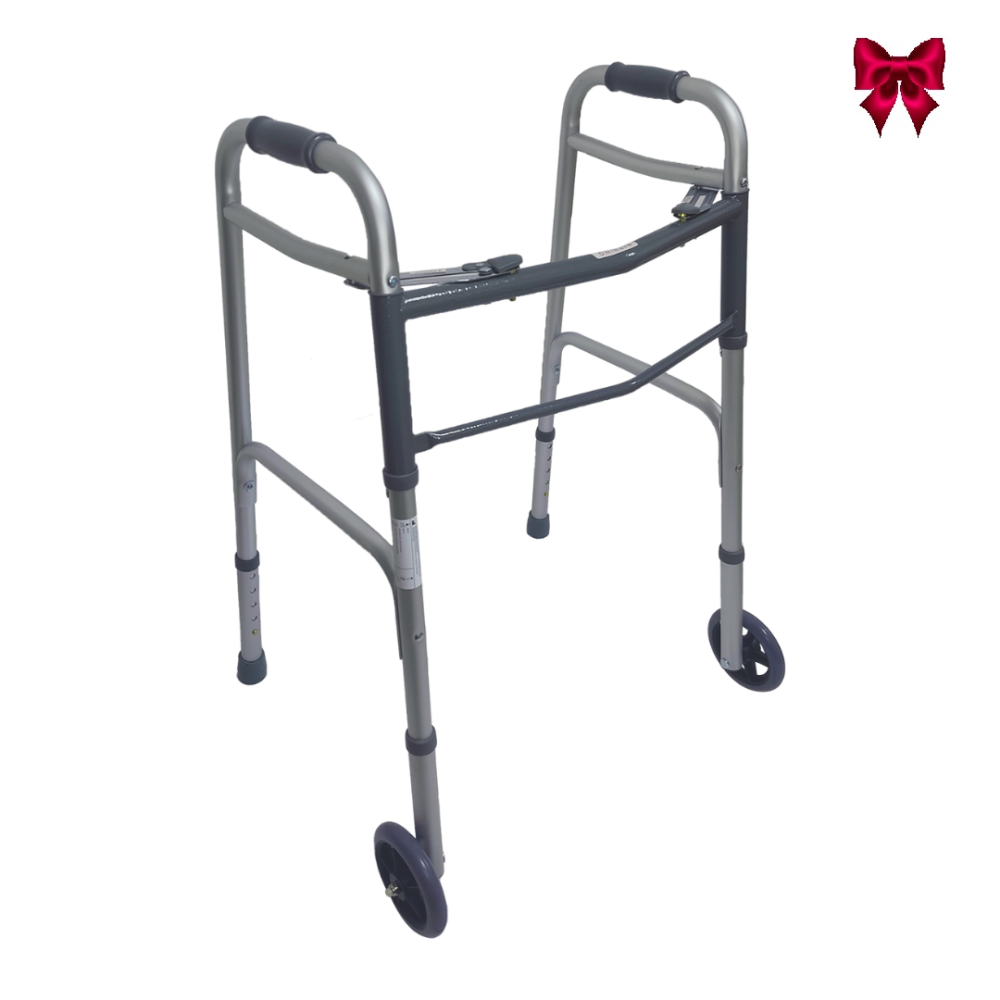 Ходунки складані з двома фіксаторами дорослі Doctor Life 10184SL/W Дніпро - фото 1