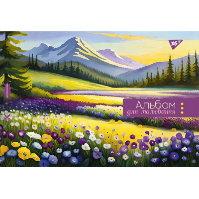 Альбом для рисования Yes А4 28 скоба, с перфорацией для девочек (130562) Винница - изображение 4