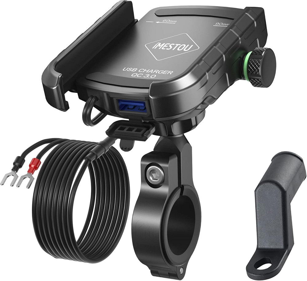 Тримач для смартфона з зарядкою на велосипед iMESTOU M8 Луцк - изображение 1