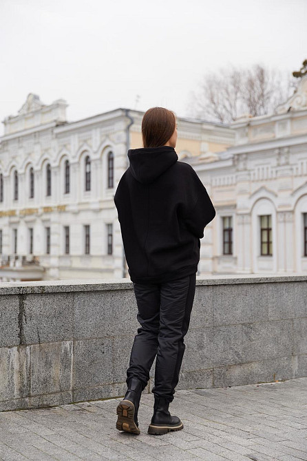 Теплі штани для вагітних Alesund S (42) Lullababe Чорний Київ - фото 3
