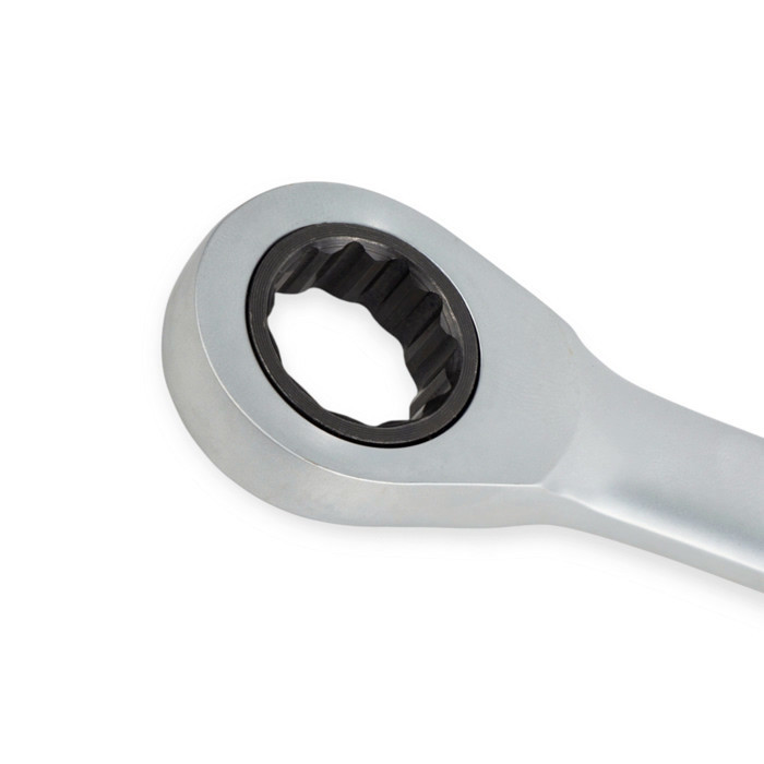 Набір ключів ріжково-накидних з тріскачкою 8-19 мм 8 шт (планшет) CrV Мукачево - фото 3