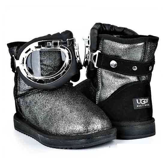 Зимові Жіночі Уггі UGG Чорні Чоботи на Хутрі Теплі (розміри: 36,37) - 29 Дніпро