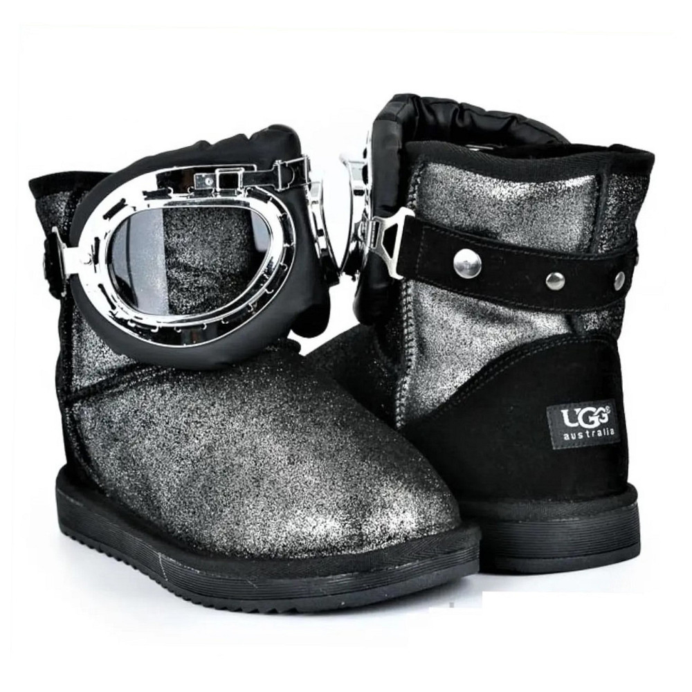 Зимові Жіночі Уггі UGG Чорні Чоботи на Хутрі Теплі (розміри: 36,37) - 29 Дніпро - фото 1