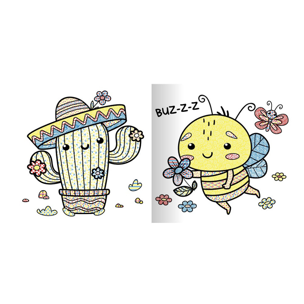 Водна розмальовка "Мікс для малят" РМ-95-04 серія "MINI Water Book" Вінниця - фото 2