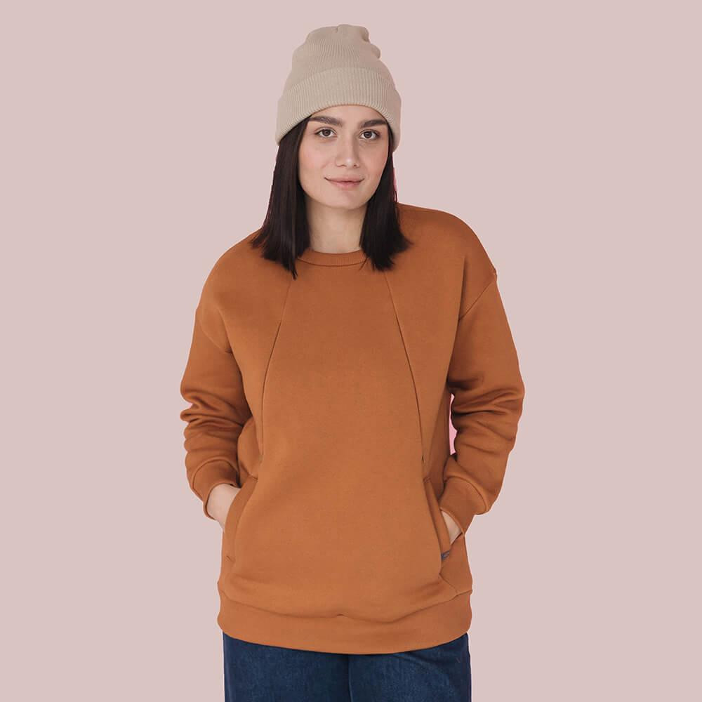 Світшот для вагітних і мам-годувальниць Карі Київ - фото 1